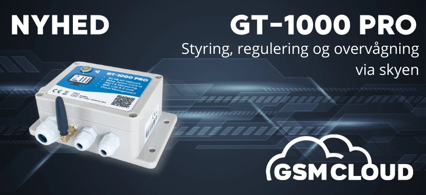 GT1000PRO styring